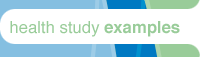 Health Study Examples